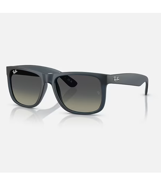 Ray-Ban Ray-Ban - JUSTIN 55 (681311) - Rubber Blue w/ Gradient Grey