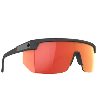 SPY SPY - SUPER FLYNN (ANSI) - Translucent Matte Black w/ Orange Mirror