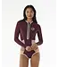 Rip Curl - Wmns G BOMB L/S HiCut Spring Wetsuit - Plum -