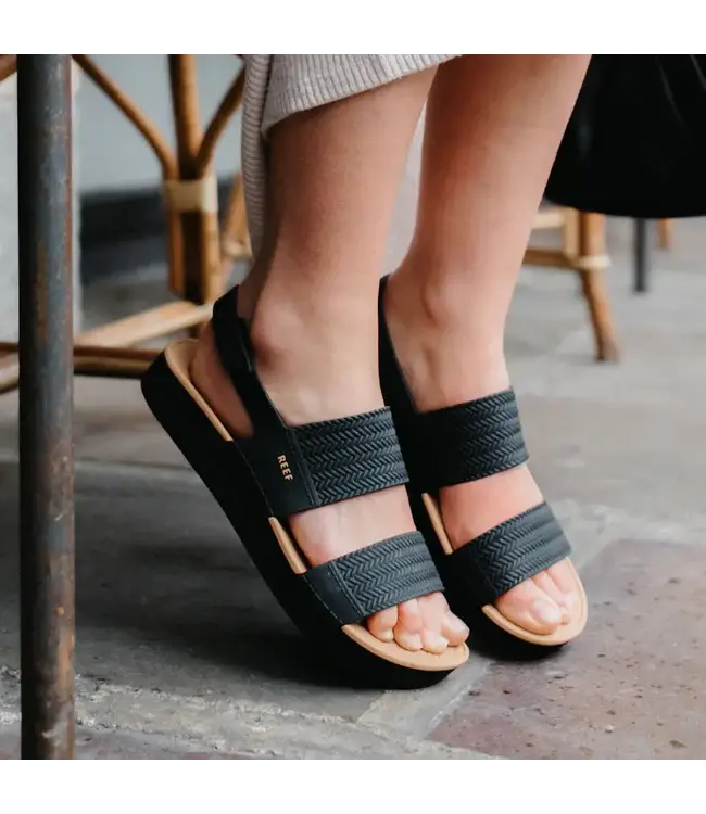 REEF - Wmns WATER VISTA Sandals - Black/Tan -