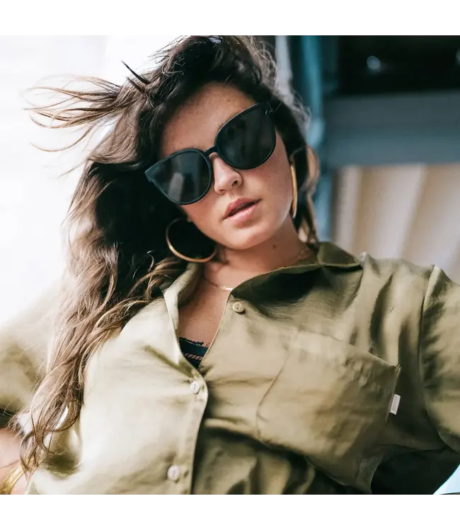 Von Zipper - FAIRCHILD - Black Gloss w/ POLAR Wild Vintage Grey