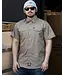 DIXXON - WORKFORCE S/S BUTTON UP - Khaki -