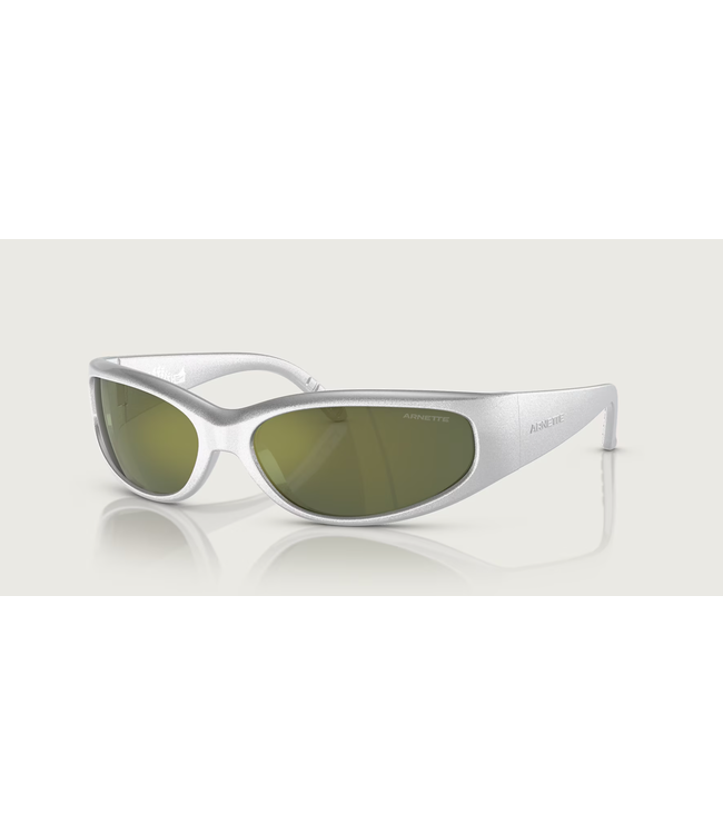 Arnette - CATFISH - Metallic Silver w/ Dark Green Mirror
