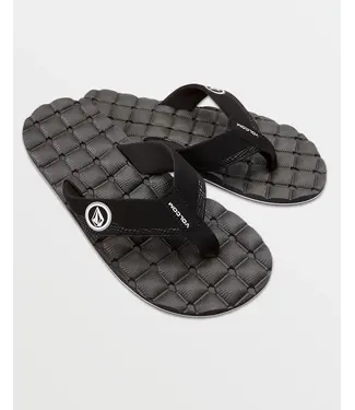 Volcom Volcom - Mens RECLINER SANDAL - Black / White -