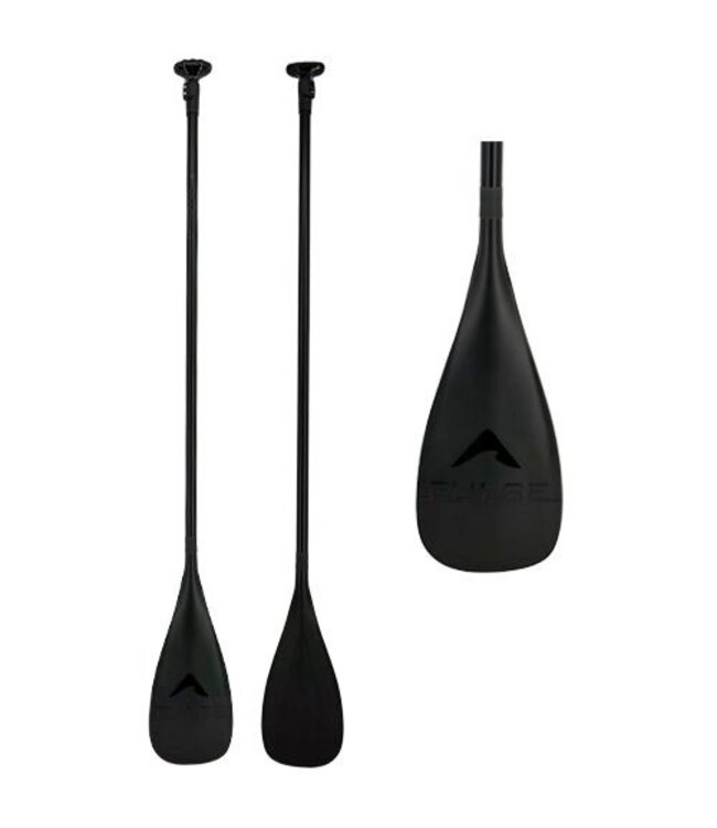 Pulse - CARBON 3PC SUP PADDLE - Black