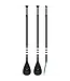 POP - CARBON FIBRE SUP PADDLE - 3 Piece  Adjustable