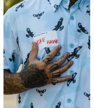 DIXXON DIXXON - MIKE HAWK S/S BUTTON UP Party Shirt -