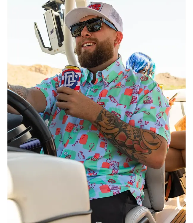 DIXXON - NO BUMMER SUMMER S/S BUTTON UP Party Shirt -