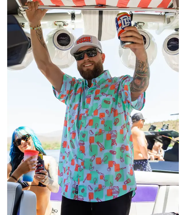 DIXXON - NO BUMMER SUMMER S/S BUTTON UP Party Shirt -