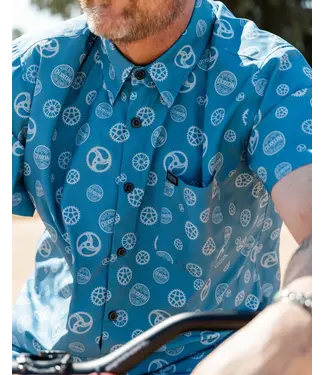 DIXXON DIXXON - THE SPROCKET S/S BUTTON UP Party Shirt -
