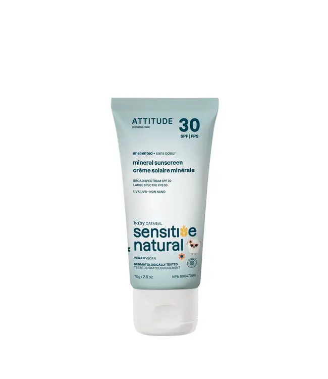 Attitude - KIDS MINERAL SENSITIVE SUNSCREEN - SPF 30