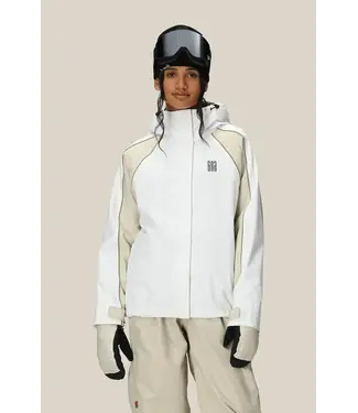 686 686 - Wmns HOLOGRAM SHELL Jacket - White Colorblock -
