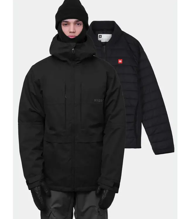 686 - Mens SMARTY 3-IN-1 FORM Jkt - Black -