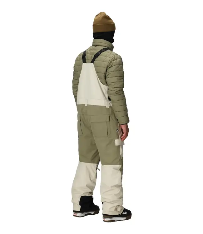 686 - Mens HOT LAP INS. BIB- Limestone Colourblock -