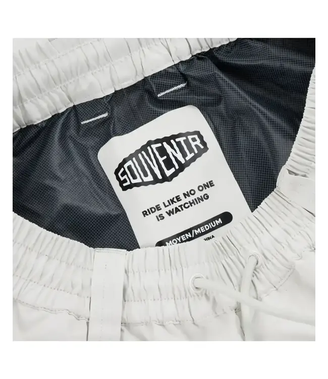 Souvenir - 2.5 PLY RECESSION PANT - Marshmallow/Black -