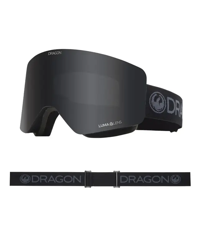 Dragon - R1 OTG - Blackout w/ LL Dark Smoke + BONUS LENS