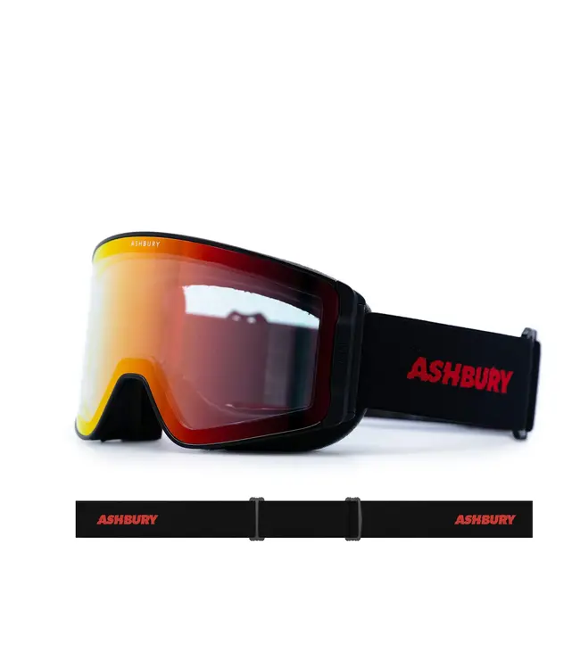 Ashbury - THUNDERBOLT - Slasher w/ Black Red Mirror + BONUS Lens