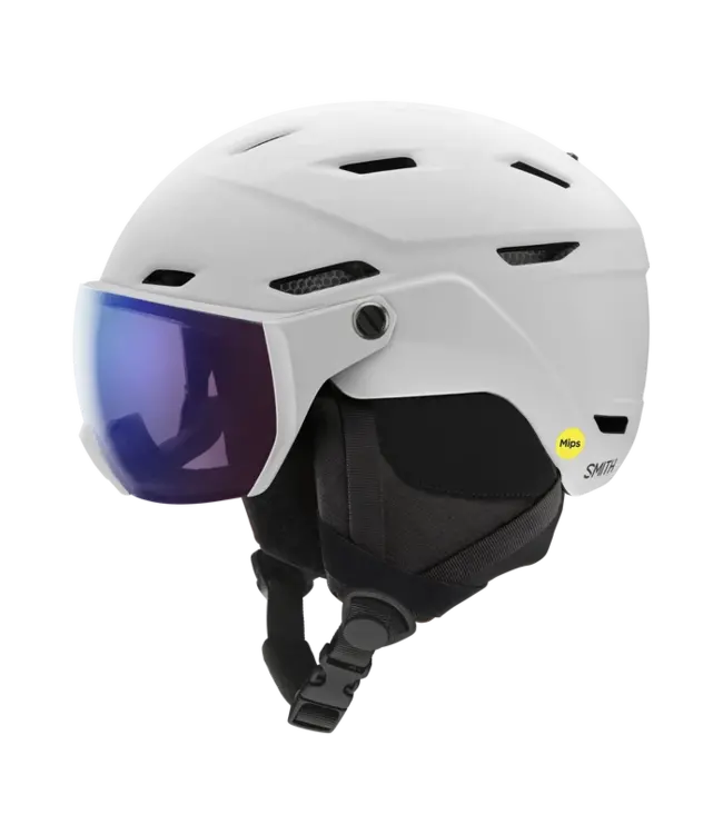 Smith - SURVEY MIPS* VISOR Helmet - Matte White w/ CP PHOTOCHROMIC Rose Flash -