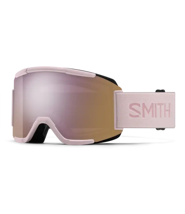 Smith - SQUAD - Carnation w/ CP Everyday Rose Gold Mirror + Bonus CLEAR Lens