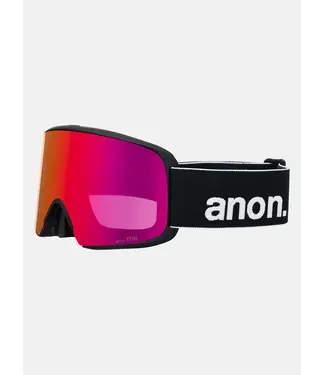 Anon Anon - M6 (CYLINDRICAL) MFI - Black w/ PERCEIVE Sunny Red + BONUS Lens + Facemask