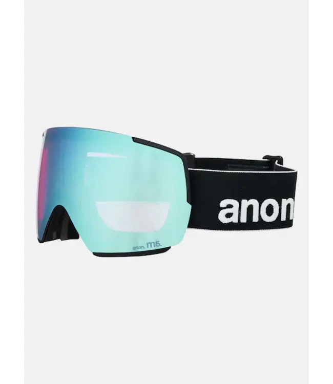Anon - M5 (FLAT TORRIC)  MFI - Black w/ PERCEIVE Variable Blue + BONUS Lens + Facemask