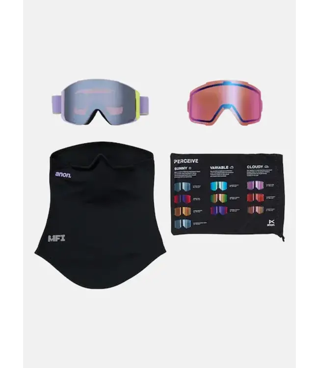 Anon - SYNC MFI - Hyper Lilac w/ PERCEIVE Sunny Onyx + BONUS Lens + Facemask