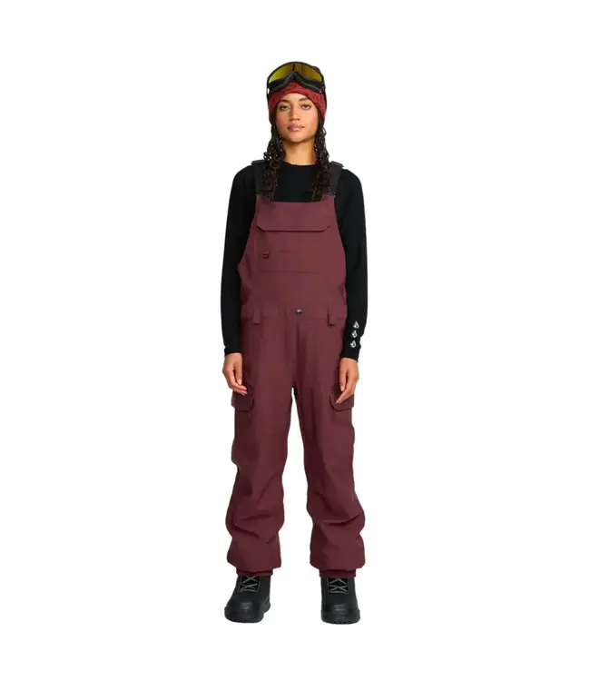 Volcom - Wmns CRESTON 3D BIB - Oxblood -