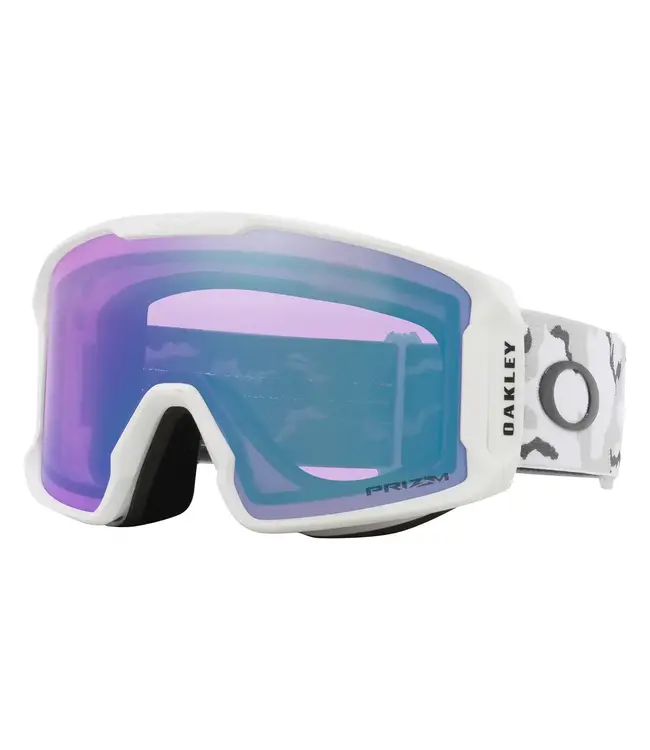 Oakley - LINE MINER L - MT White Ghost Text w/ PRIZM Iced Iridium - SINGLE LENS