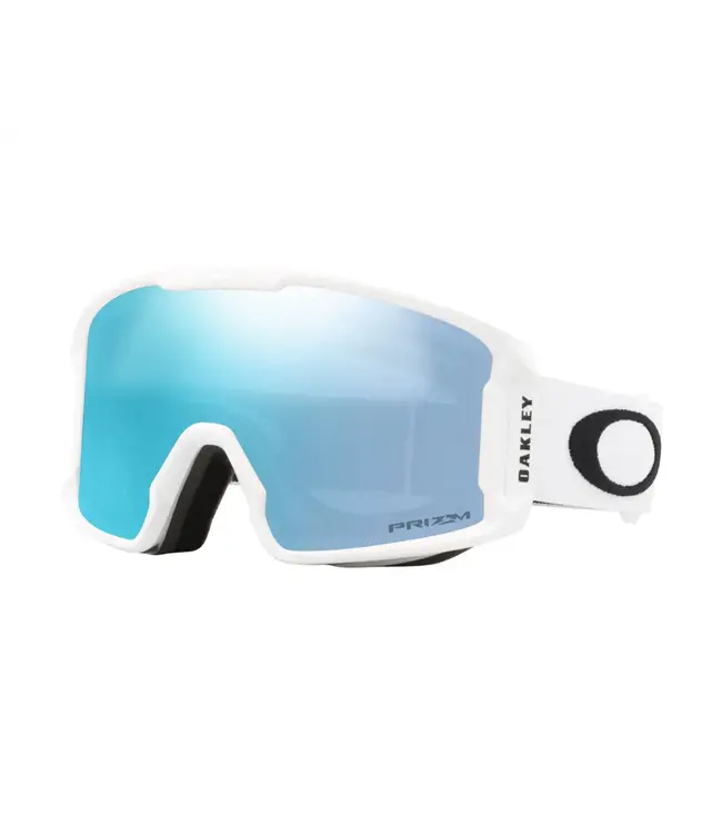 Oakley - LINE MINER M - Matte White w/ PRIZM Snow Sapphire Iridium + CLEAR LENS