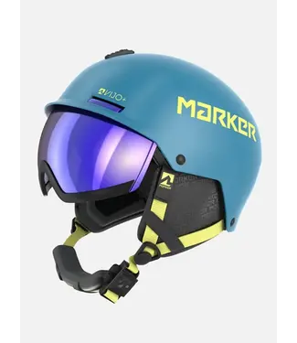 MARKER - VIJO+ Yth Helmet w/ Mirror VISOR - Blue/Yellow -