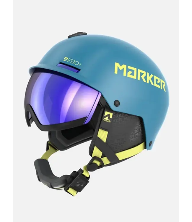 MARKER - VIJO+ Yth Helmet w/ Mirror VISOR - Blue/Yellow -