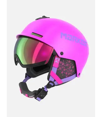 MARKER - VIJO+ Yth Helmet w/ Mirror VISOR - Pink -