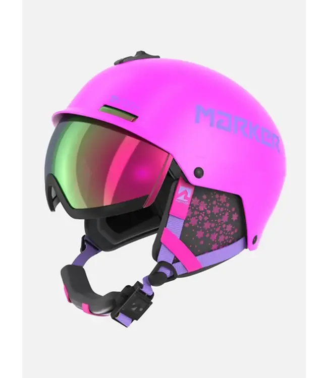 MARKER - VIJO+ Yth Helmet w/ Mirror VISOR - Pink -