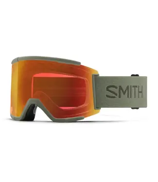 Smith Optics Smith - SQUAD XL - Fatigue Green w/ CP Everyday Red Mirror + Bonus CP Lens