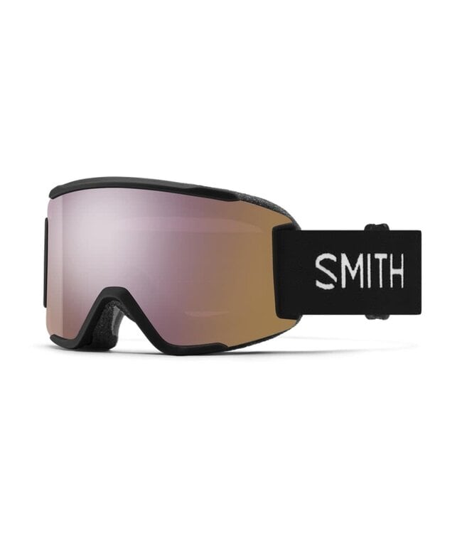 Smith - SQUAD - Black w/ CP Rose Gold Mirror + Bonus CLEAR Lens