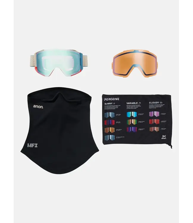 Anon - SYNC MFI - Oat w/ PERCEIVE Variable Blue + BONUS Lens + Facemask