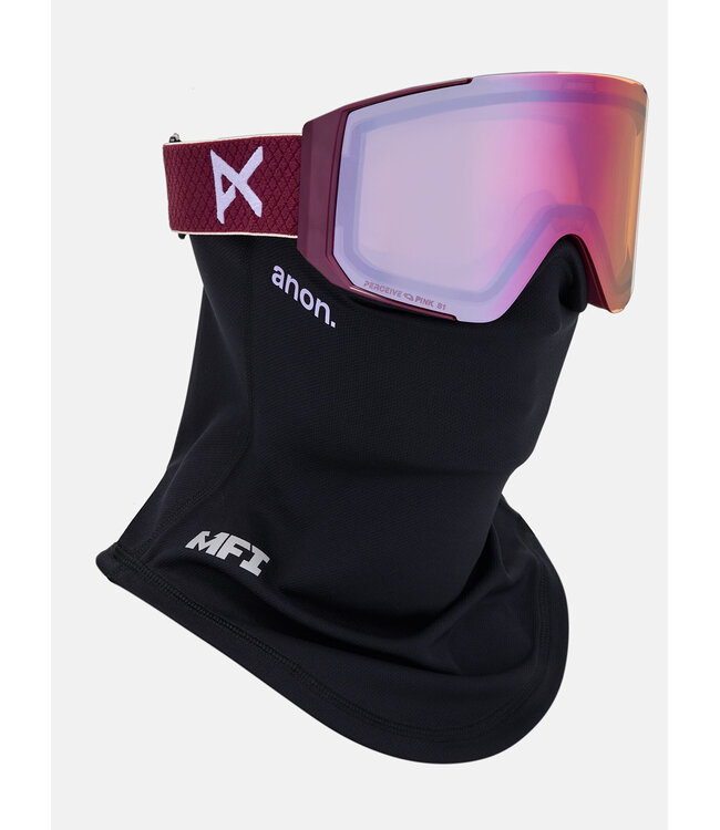 Anon - SYNC MFI - Deep Cherry w/ PERCEIVE Sunny Onyx + BONUS Lens + Facemask