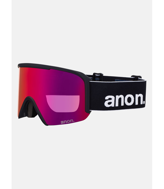 Anon - NESA MFI - Black w/ PERCEIVE Sunny Red + BONUS Lens + Facemask