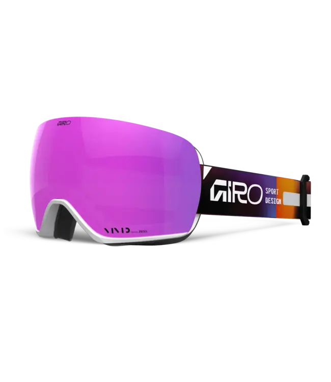 GiRO - ARTICLE II Goggles - Purple Rails w/ VIVID Pink + Bonus VIVID Lens