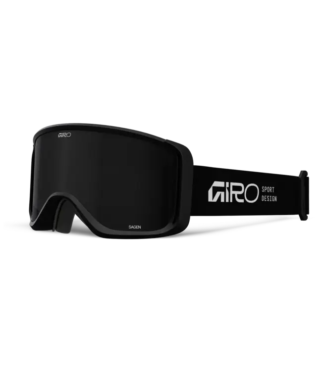 GiRO - SAGEN - Black Stacked w/ Ultra Black + BONUS Lens