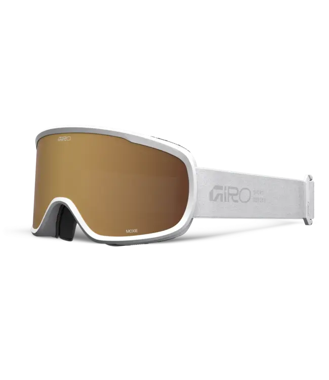 GiRO - MOXIE Goggle - Stacked White w/ Amber Gold + Bonus Lens