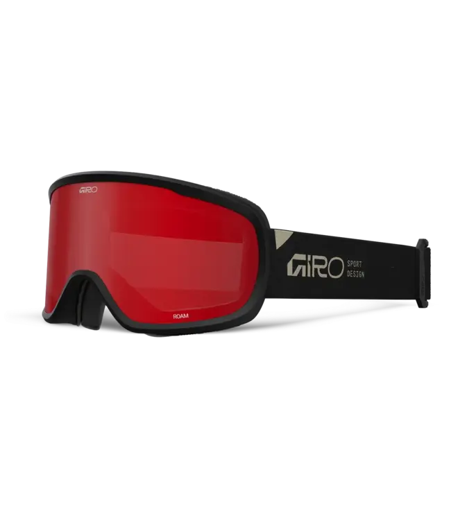 GiRO - ROAM Goggle - Stacked Black/Stone w/ Amber Scarlet + Bonus Lens