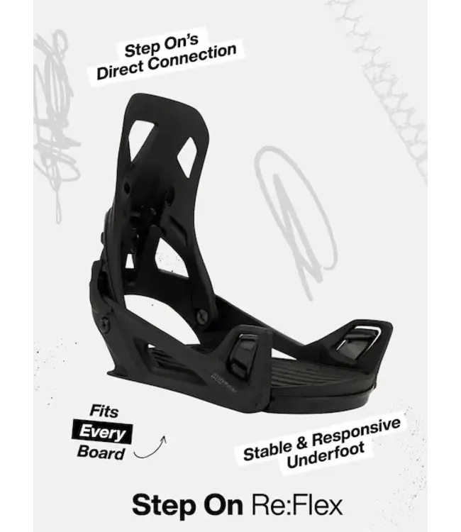 Burton - Mens STEP ON Bindings (2025) - Black -