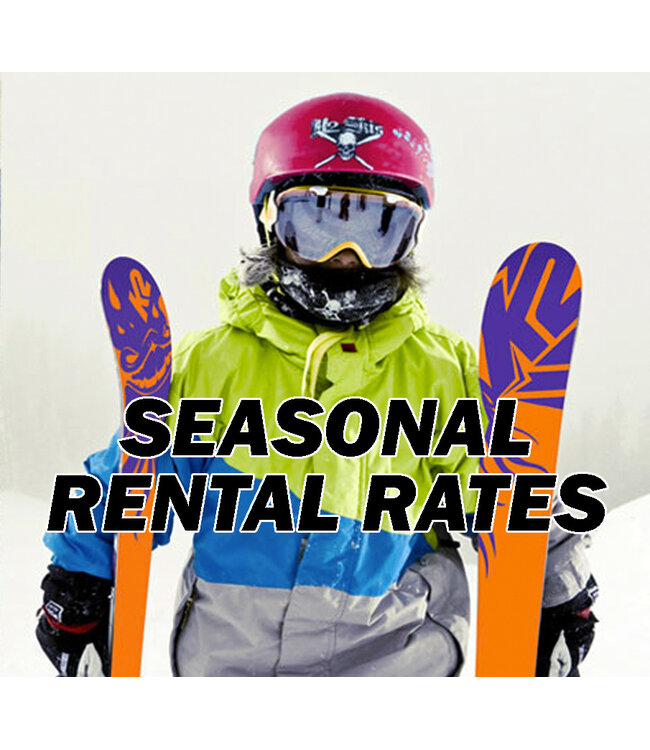 SEASONAL RENTAL RATES 2025/2026  (INSTORE ONLY)