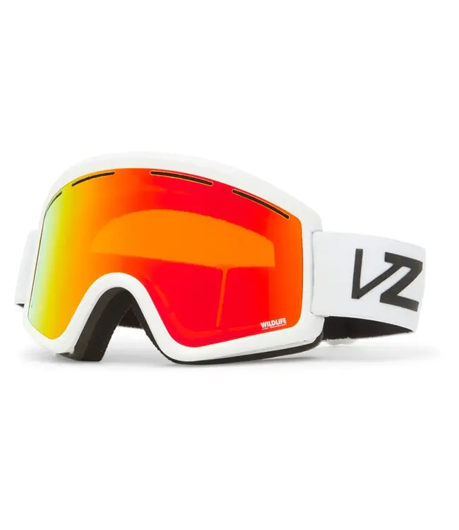 VZ - CLEAVER -  White Gloss w/ Fire Chrome + Bonus Lens