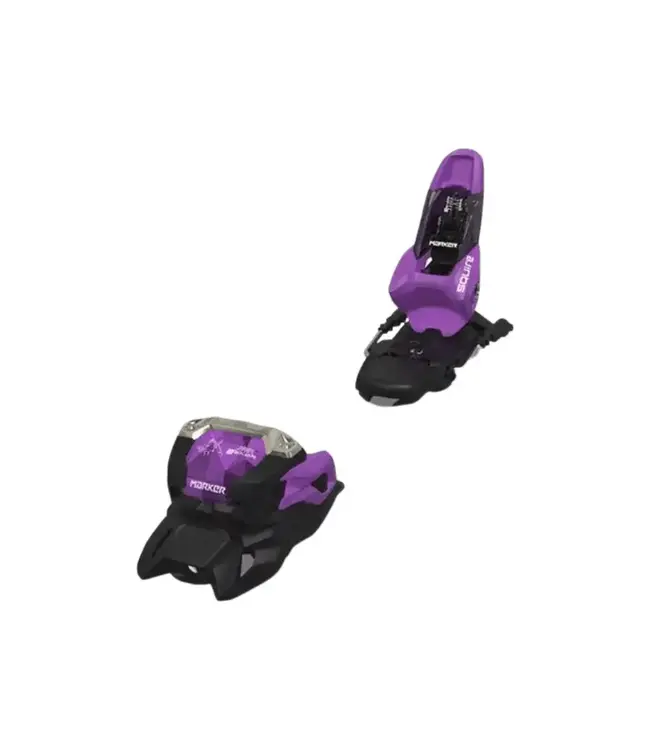MARKER - SQUIRE 11 Bindings w/ Brakes - Grey/Purple