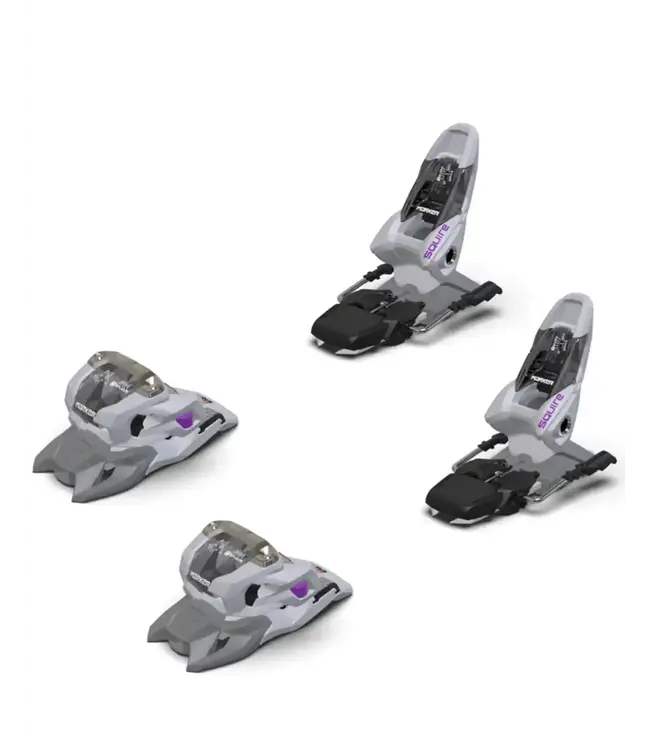 MARKER - SQUIRE 11 Bindings w/ Brakes - Grey/Purple