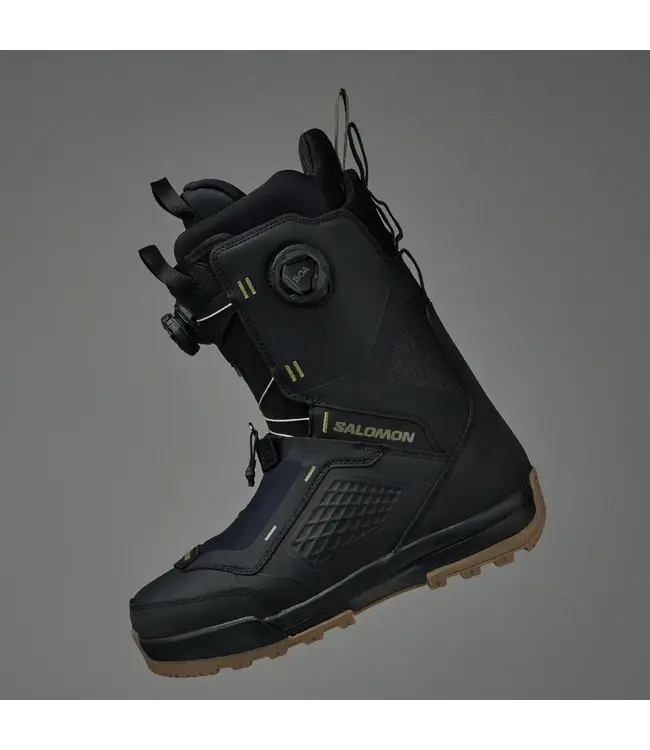 Salomon - ECHO DUAL BOA BOOTS (2026) - Black/Deep Lichen Green -