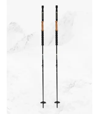 Armada Armada - CARBON ADJUSTABLE SKI POLES - Black