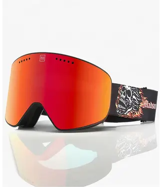 Madson MADSON - CYLINDRO - Flaming Skull w/ Red Mirror